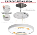 LMaxhome LED Deckenleuchte Dimmbar Ultra Dünn 3 Farbtemperaturen Bild 5