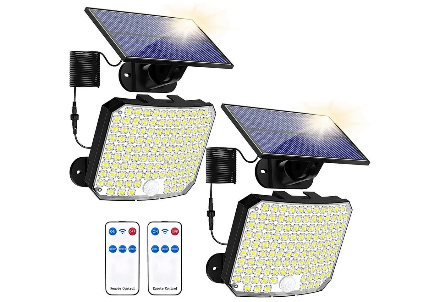 LMaxhome LED Solarleuchte mit Bewegungsmelder & Fernbedienung - Bild 2