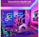 LMaxhome LED Neon Streifen RGBIC 3M APP Steuerung Wasserdicht Bild 5