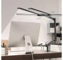 LMaxhome LED Schreibtischlampe Doppelkopf Klemmbar Dimmbar Touch Bild 5
