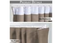 LMaxhome Verdunkelungsvorhang Extra Breite Raumteiler mit Schiene Bild 5