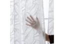 Qelus Voile Gardine Weiss 3D-Blattmuster Modern Bild 1