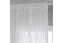 Qelus Voile Gardine Weiss 3D-Blattmuster Modern Bild 3