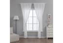 Qelus Voile Gardine Weiss 3D-Blattmuster Modern Bild 4
