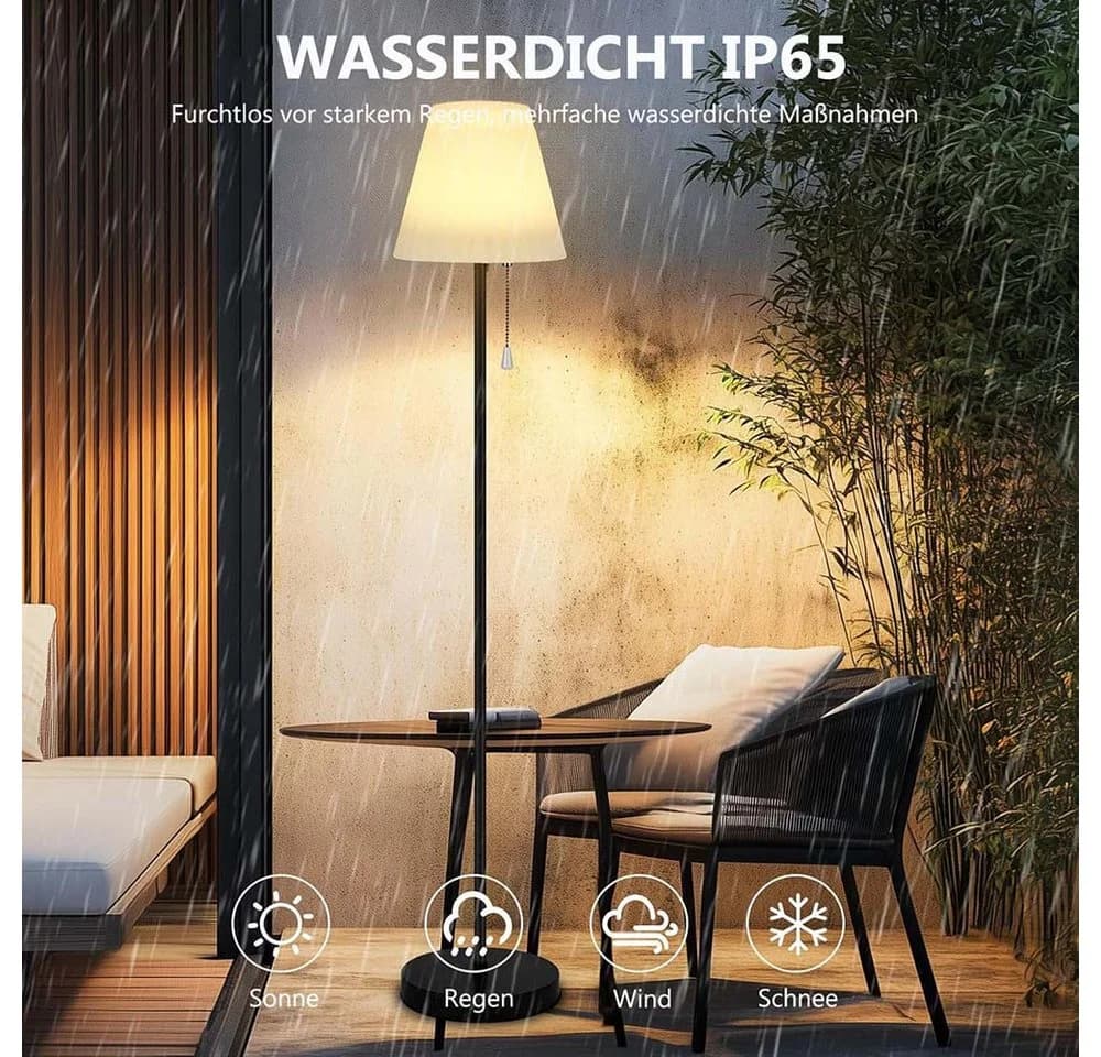 LMaxhome Außen-Stehlampe LED Solarleuchte mit Fernbedienung - Bild 5
