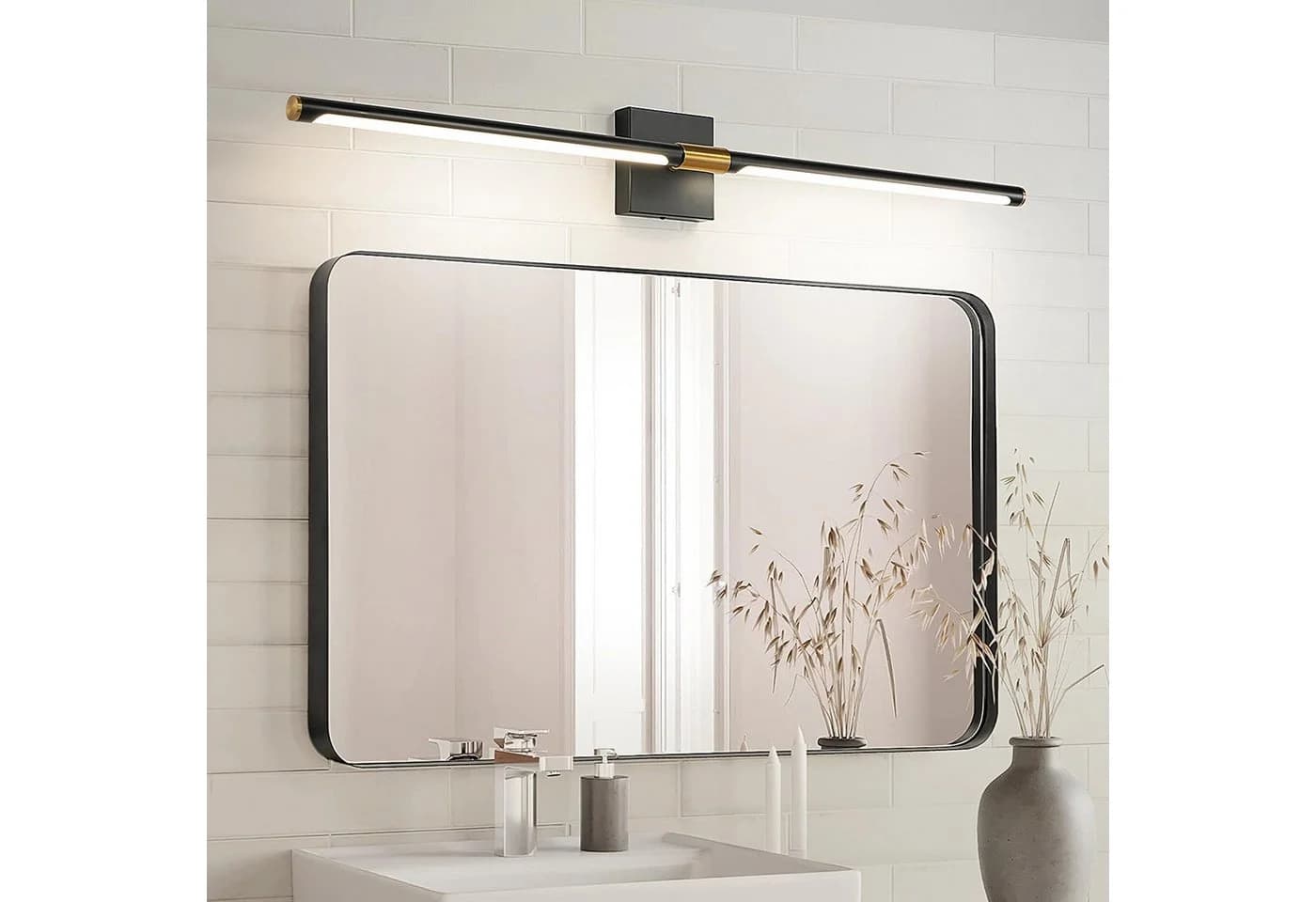 LMaxhome LED Wandleuchte Kabellos Dimmbar mit Fernbedienung