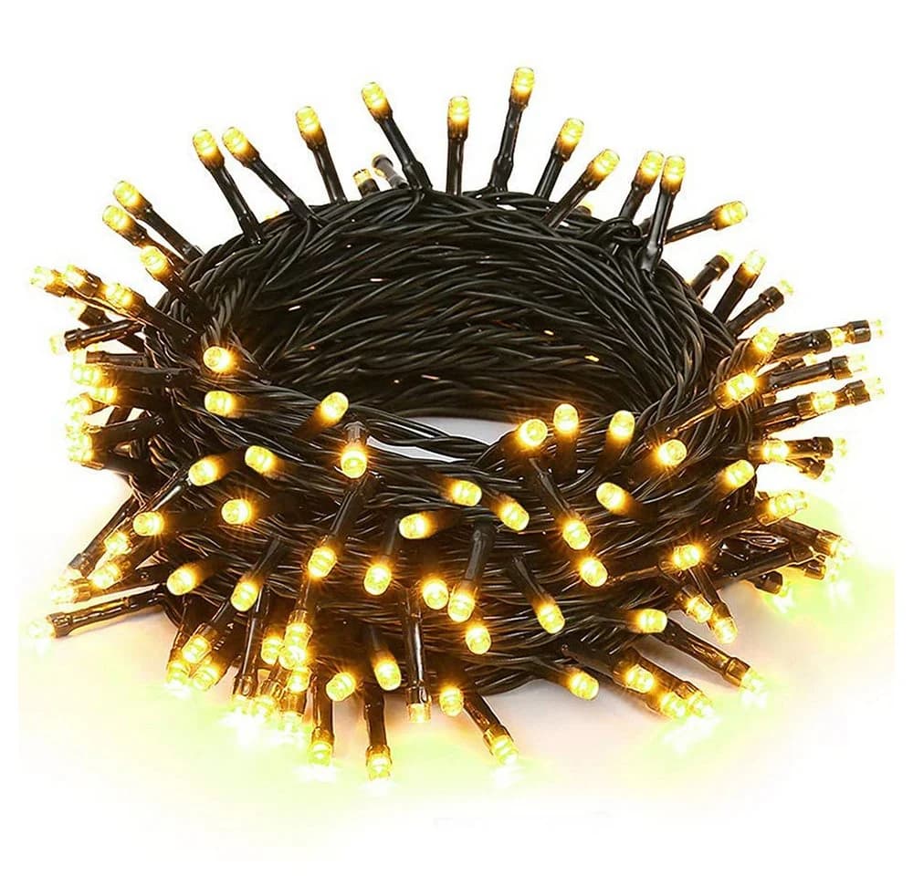 SERBASIC LED Lichterkette Innen Außen IP44 mit 8 Modi & Timer - Bild 2