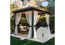 LMaxhome Outdoorvorhang Moskitonetz mit Stangentasche Bild 1