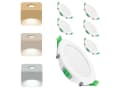 Jibenhome LED Einbaustrahler 6er-Pack Ultraflach 90mm Bild 2