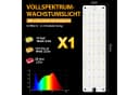 MUPOO Pflanzenlampe Vollspektrum LED-Pflanzenleuchte, Dimmbar, Timer, Ohne Bohren, Für Zimmerpflanzen, Gemüse & Hydrokultur Bild 1