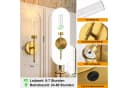 Jibenhome Kabellose LED-Wandleuchte Gold mit Fernbedienung & Timer Bild 5