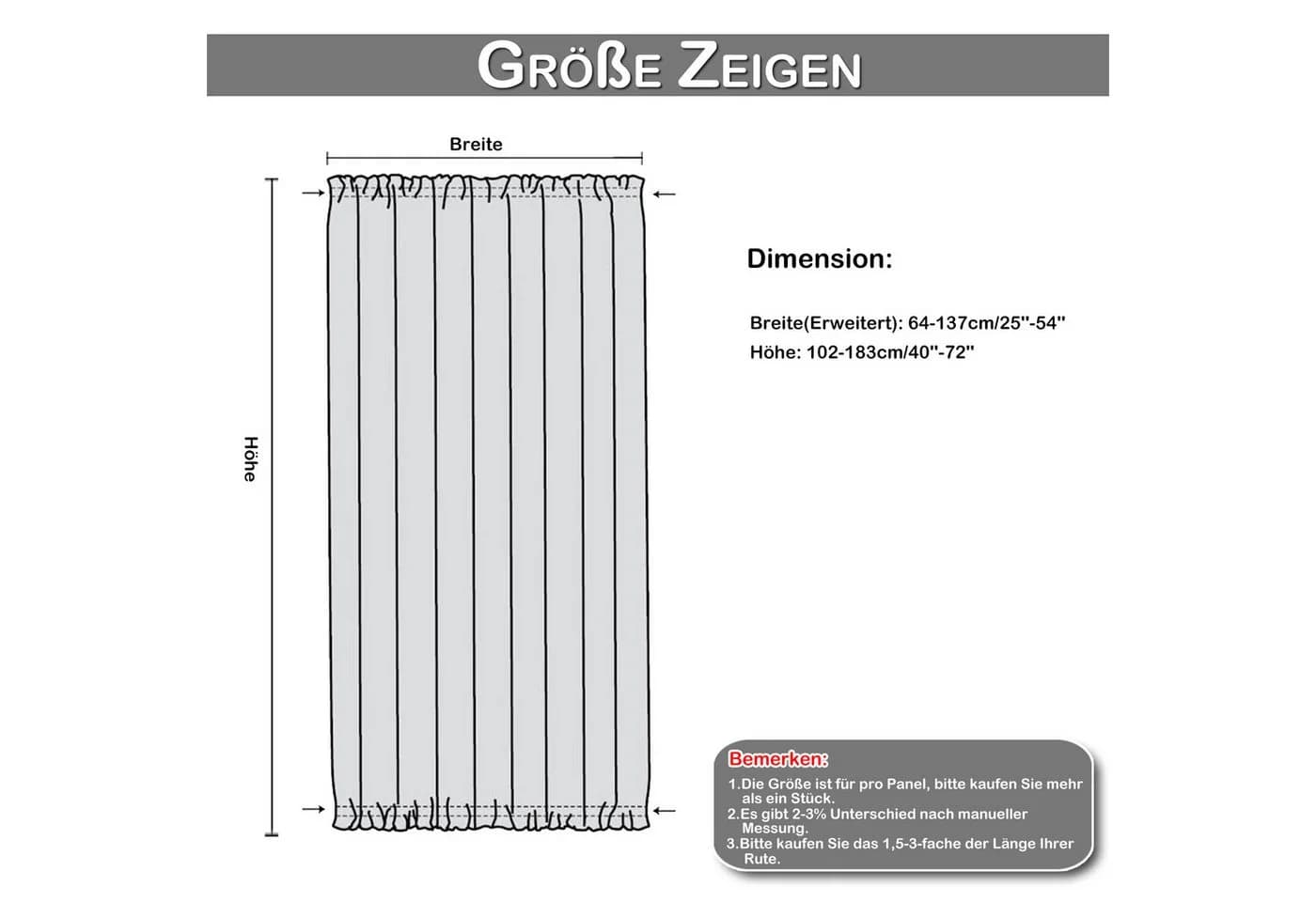 BTTO V&G Türvorhang Bistrostil Voile Grau/Weiß Stangendurchzug