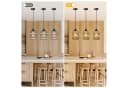 MUPOO Pendelleuchte Rattan Boho E27 Warmweiß Höhenverstellbar Bild 4