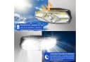 MUPOO LED Außen-Wandleuchte 128/170LED Solarleuchte 300°Weitwinkel Solar Wandleuchte Gartenleuchte Bild 1