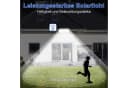 MUPOO LED Außen-Wandleuchte 128/170LED Solarleuchte 300°Weitwinkel Solar Wandleuchte Gartenleuchte Bild 3