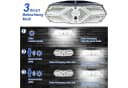 MUPOO LED Außen-Wandleuchte 128/170LED Solarleuchte 300°Weitwinkel Solar Wandleuchte Gartenleuchte Bild 4