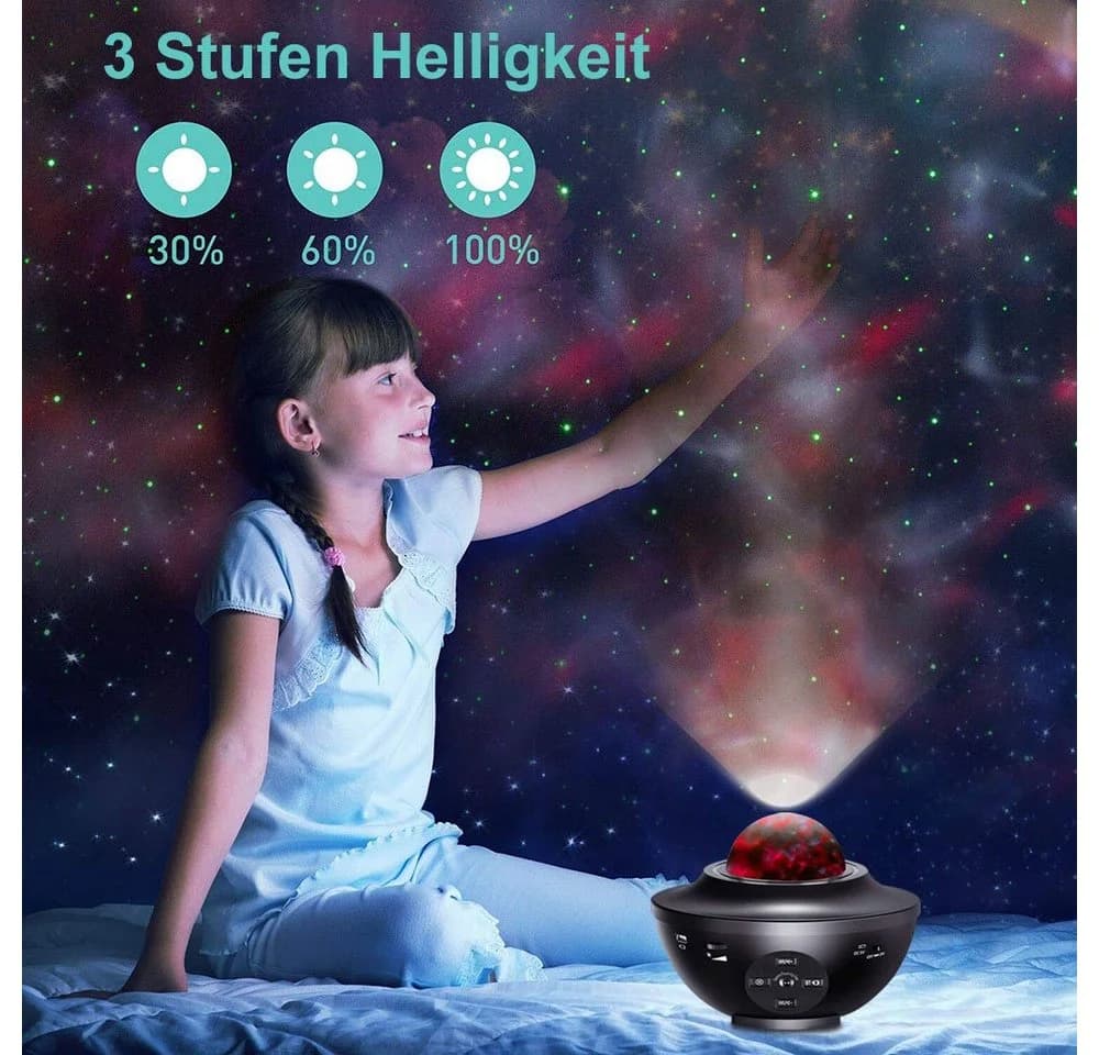 MUPOO LED-Sternenhimmel Projektor mit 21 Lichteffekten