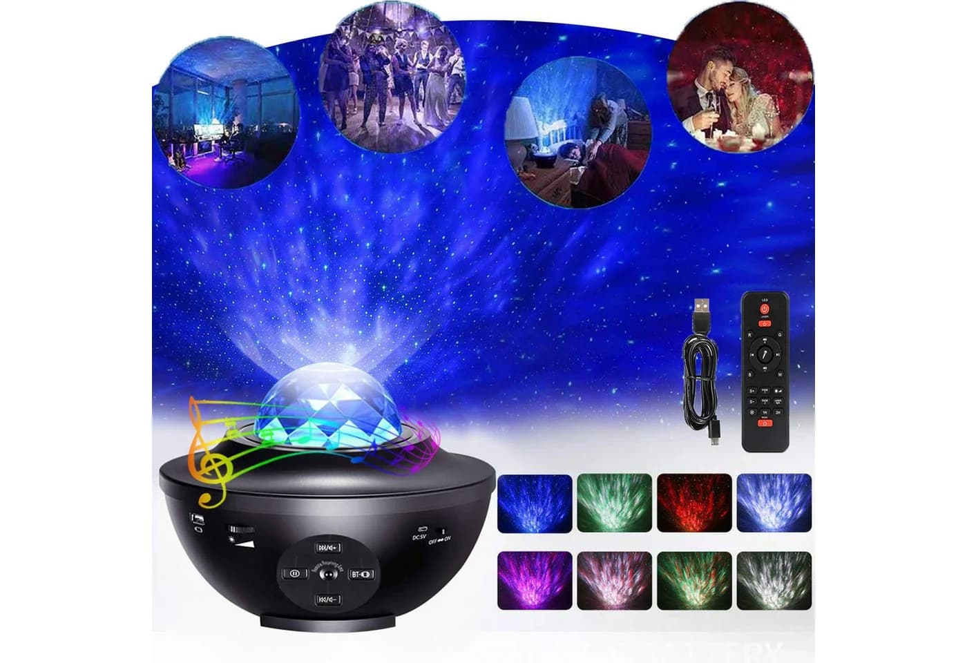 MUPOO LED-Sternenhimmel Projektor mit 21 Lichteffekten - Bild 2