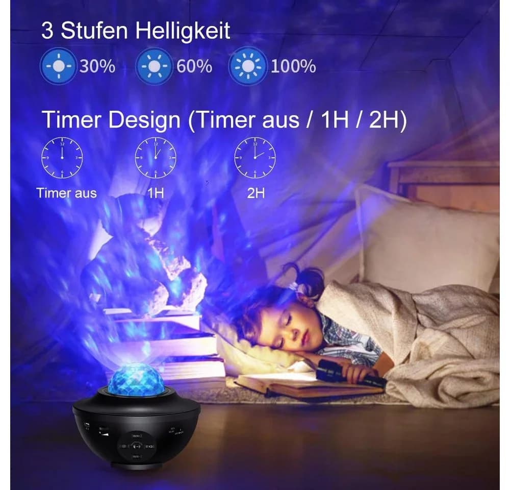 MUPOO LED-Sternenhimmel Projektor mit 21 Lichteffekten - Bild 4