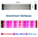 MUPOO Pflanzenlampe Vollspektrum LED 192 LEDs Erweiterbar Bild 1