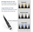 MUPOO LED Leselampe USB-Aufladung 3 Helligkeiten Schwarz Bild 1