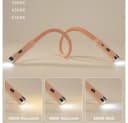 MUPOO LED Leselampe USB-Aufladung Rosa 3 Helligkeiten Bild 1
