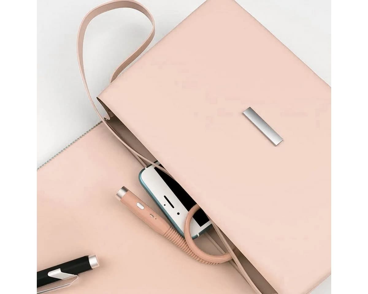 MUPOO LED Leselampe USB-Aufladung Rosa 3 Helligkeiten - Bild 4