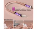 MUPOO LED Leselampe USB-Aufladung Rosa 3 Helligkeiten Bild 5