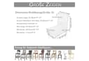 BTTO Barhocker Stuhlbezug Samt Stretch Bild 1