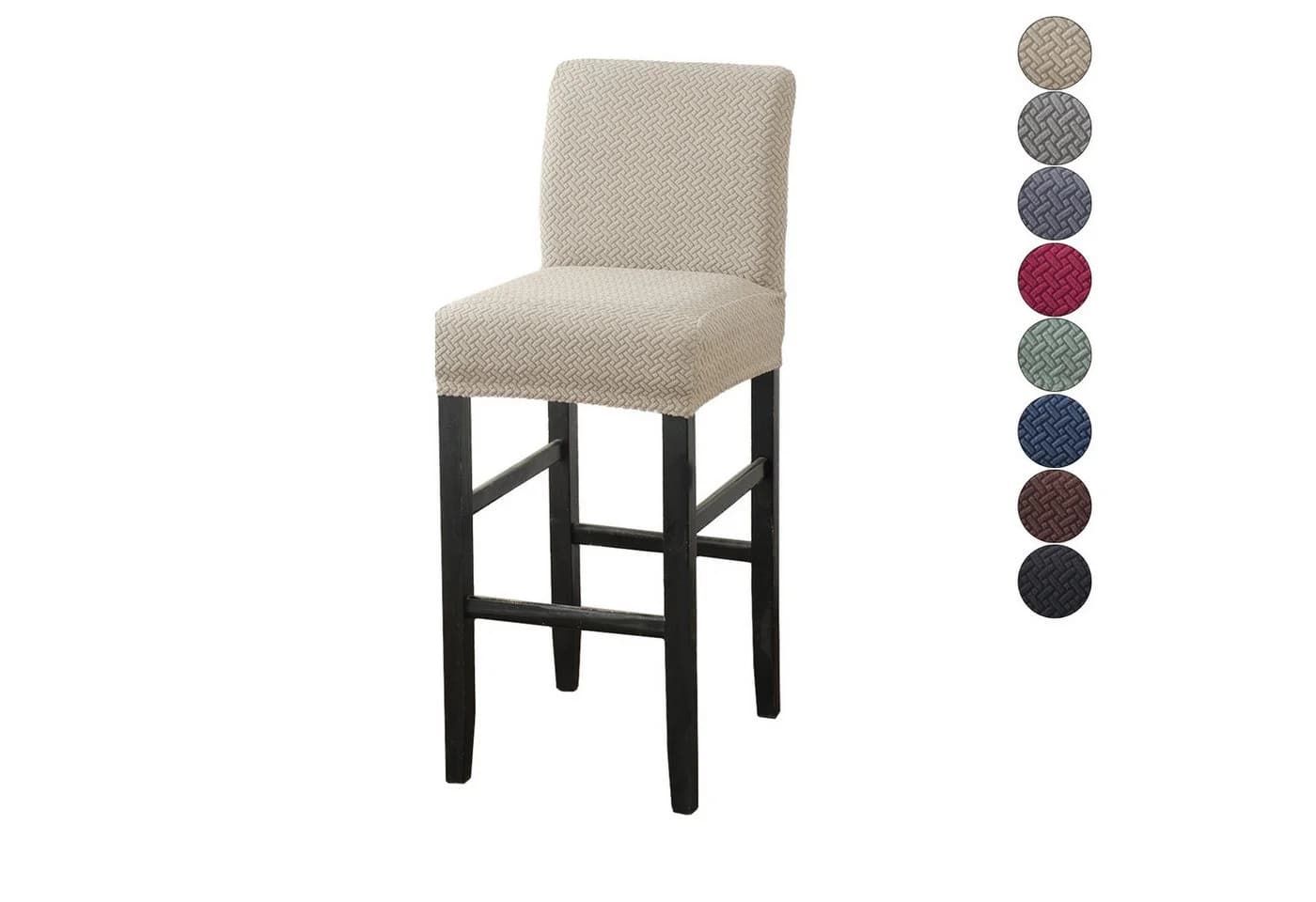 BTTO Barhocker Stuhlbezug Samt Stretch - Bild 2