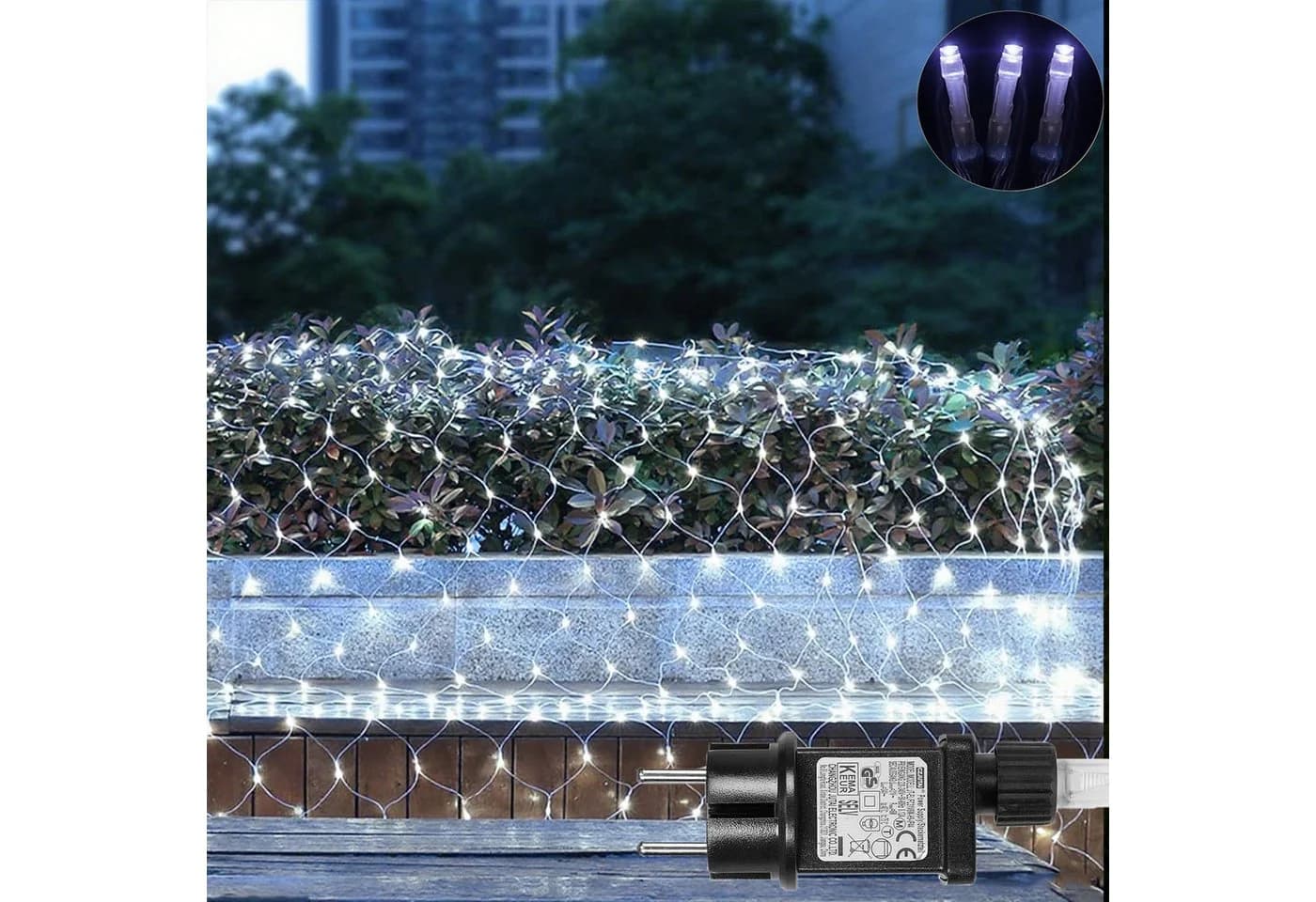MUPOO LED-Lichternetz Weihnachten Lichterketten - Bild 2