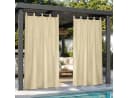 LMaxhome Outdoorvorhang wasserabweisend blickdicht beige Bild 2