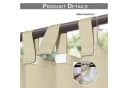 LMaxhome Outdoorvorhang wasserabweisend blickdicht beige Bild 5