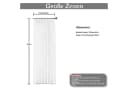 LMaxhome Vorhang 2er Set Grau Leinenoptik blickdicht mit Haken & Ringen Bild 5