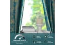 LMaxhome Verdunkelungsvorhang 2er Set Samt Goldmuster Polyester Bild 3