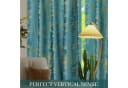 LMaxhome Verdunkelungsvorhang 2er Set Samt Goldmuster Polyester Bild 4
