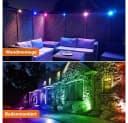 Rosnek LED Gartenleuchte RGB dimmbar mit Fernbedienung Bild 5