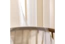 Qelus Vorhang Moderne Streifen-Voilegardinen 2er-Set Beige Grau Braun Bild 5