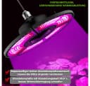 Rosnek Faltbare Pflanzenlampe Vollspektrum LED mit Rot/Blau Bild 4