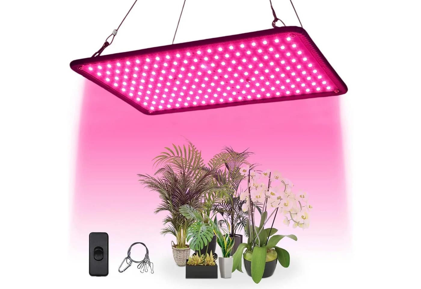 Rosnek Pflanzenlampe LED Vollspektrum Panel 180 LEDs - Bild 2