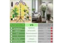 Rosnek Pflanzenlampe Vollspektrum LED mit Ständer, höhenverstellbar, dimmbare Bild 1