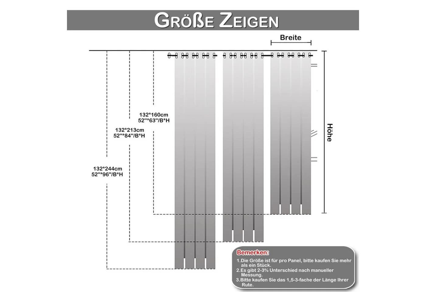 BTTO V&G Thermovorhang Rosa Kälteschutz Blickdicht mit Ösen - Bild 1
