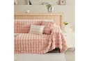 Sunicol Sofabezug Plüsch Rosa Superweiche Couchbezug Antirutsch Bild 3