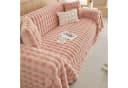 Sunicol Sofabezug Plüsch Rosa Superweiche Couchbezug Antirutsch Bild 4