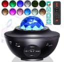 Sunicol LED-Sternenhimmel Galaxy Projektor mit Bluetooth Lautsprecher, 21 Lichtmodi, Schwarz Bild 2