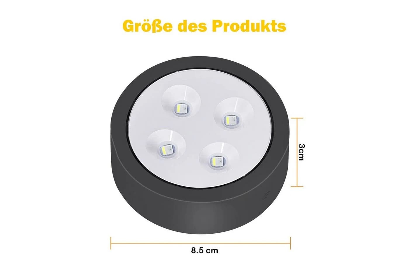 Sunicol LED Unterbauleuchte RGB Schrank Nachtlicht mit Fernsteuerung - Bild 3