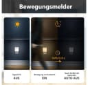 Sunicol LED Schreibtischlampe Dimmbar mit Bewegungsmelder und Steckdose Bild 1