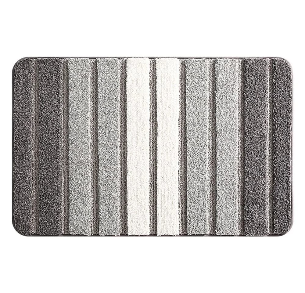 Vivi Idee Badematte Grau 50x80cm Rutschfest Polyester - Bild 3