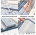Vivi Idee Badematte Rutschfest Polyester Braun Streifen Bild 1