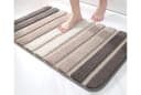 Vivi Idee Badematte Rutschfest Polyester Braun Streifen Bild 2